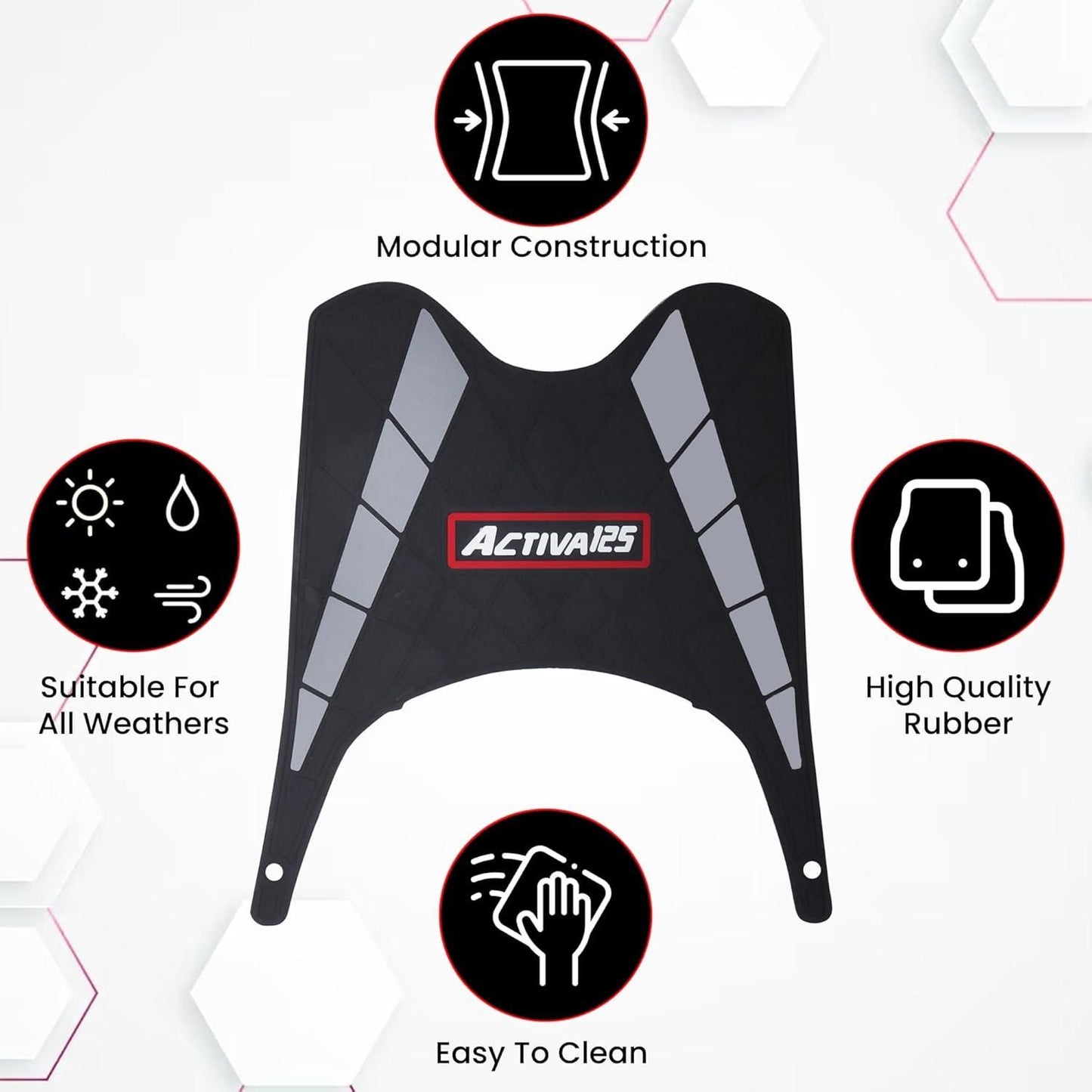 NTORQ 125 Scooty Foot Mat Assorted (Pack of 1)