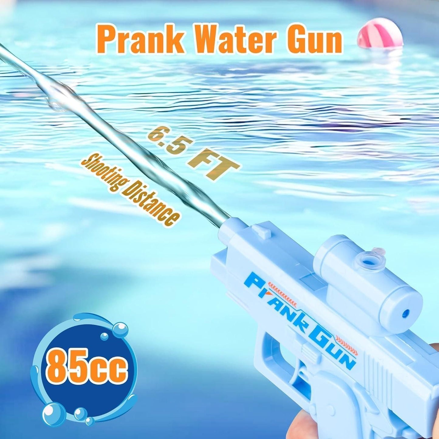 Prank Water Gun Toy (Assorted Colors)